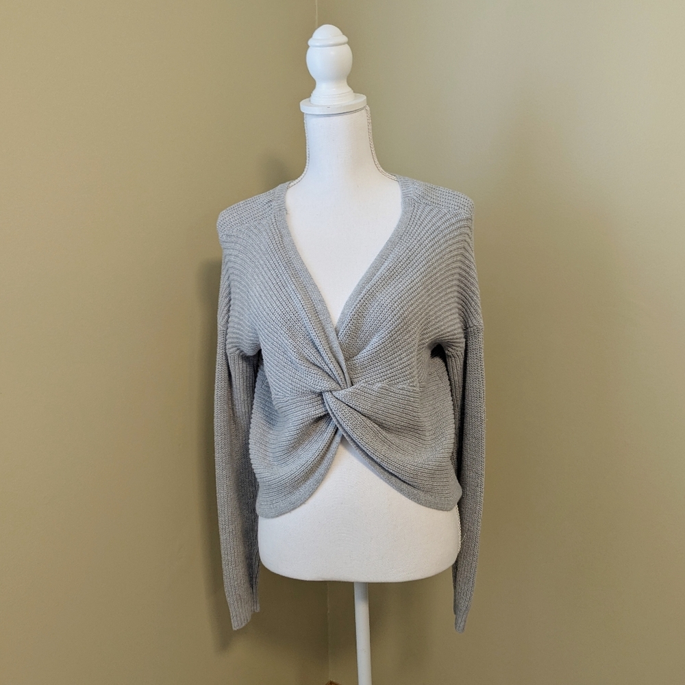 Hollister Light Gray Sweater